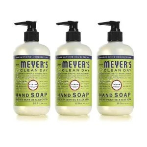 SC Johnson Liquid Hand Soap, Cruelty Free and Biodegradable Formula, Lemon Verbena Scent, 12.5 oz- Pack of 3