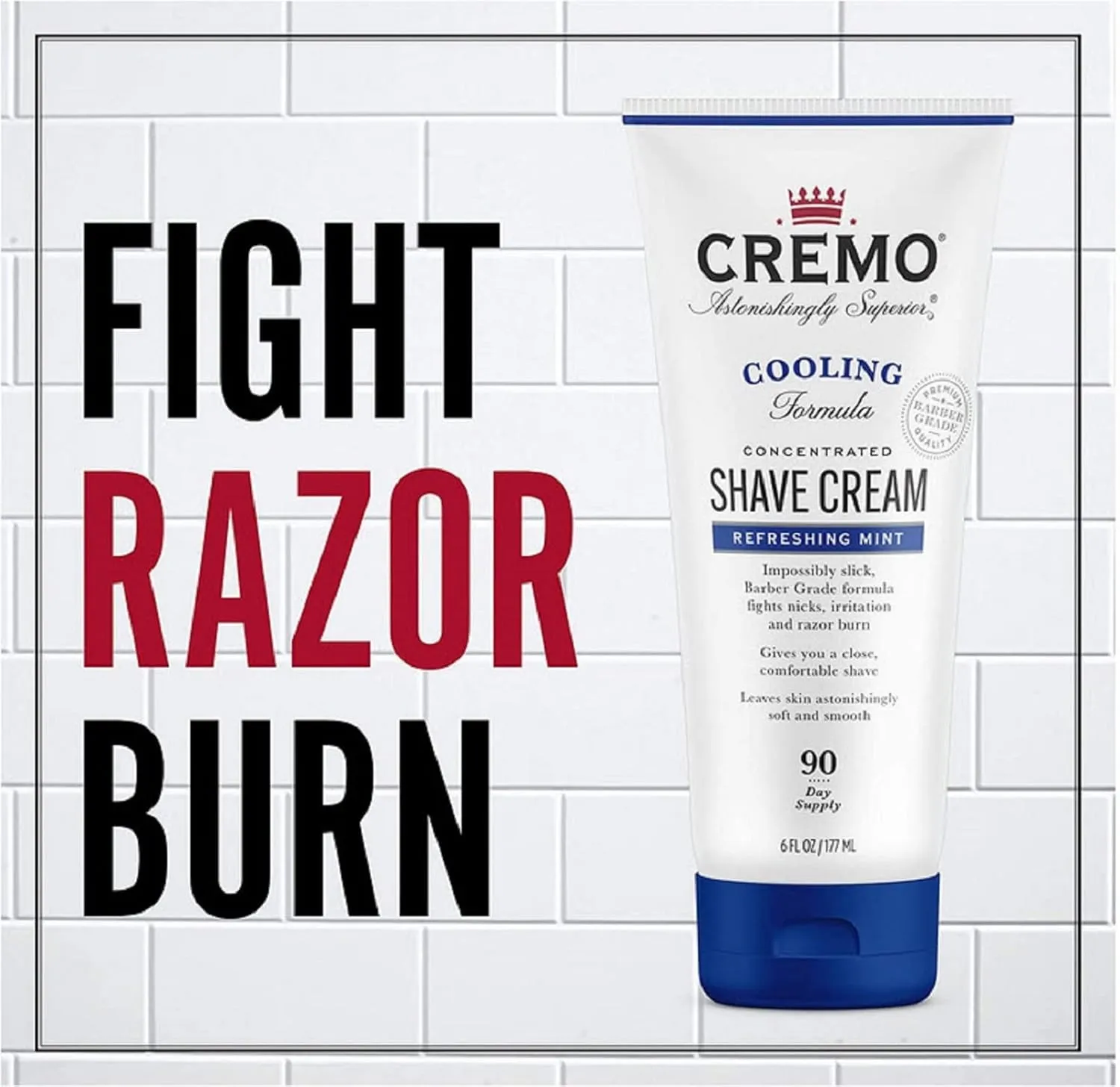 Schick Hydro Sensitive 12 Count Razor Refills and Cremo Cooling Shave Cream 2 Pack