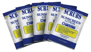 S.C.R.U.B.S. 92101 Sunscreen Lotion, 0.25 fl.oz, Pack of 100