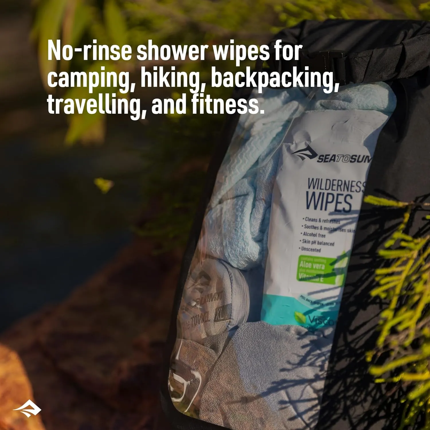 Sea to Summit Wilderness Wipes Rinse-Free Shower Wipes