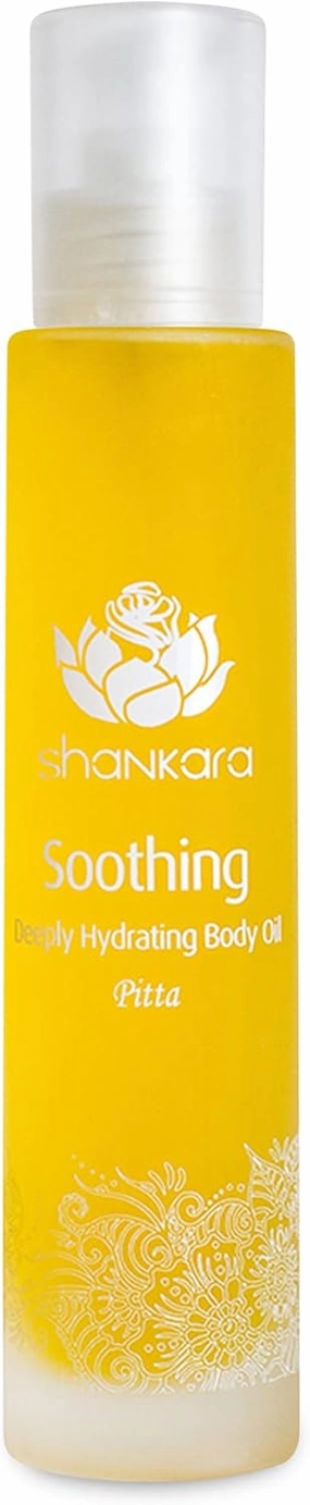 Shankara Soothing Body Oil for Women and Men with Lavender, Calendula and Lemon Balm– Perfect Hydrating Body Oil for Nourishing Dry Skin and Best Body Massage Oil (100ml/1 Bottle)