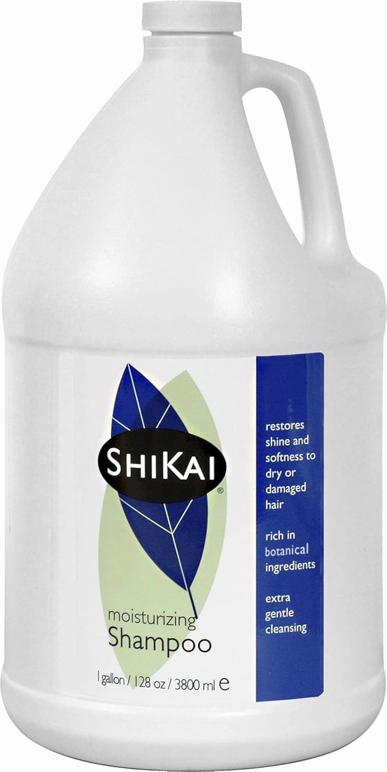 ShiKai Moisturizing Shampoo (Unscented, 1 Gallon) | Extra Gentle Cleansing for Everyday Use | Plant Based, pH-Balanced Formula for Clean Hair & Scalp