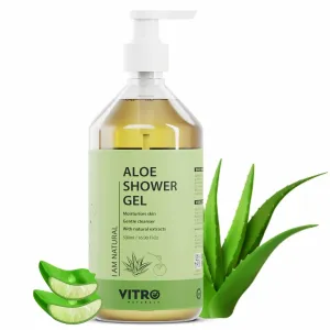 Shower Gel | Hydrating and Nourishing Body Wash with Aloe Vera, Glycerin, and Honey | 500ml