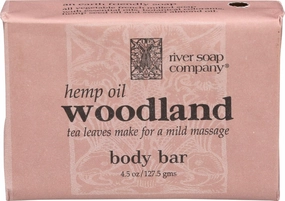 Simple Wrap Bar Soap, Woodland with Hemp Seed Oil, 4.5 Ounces, Large