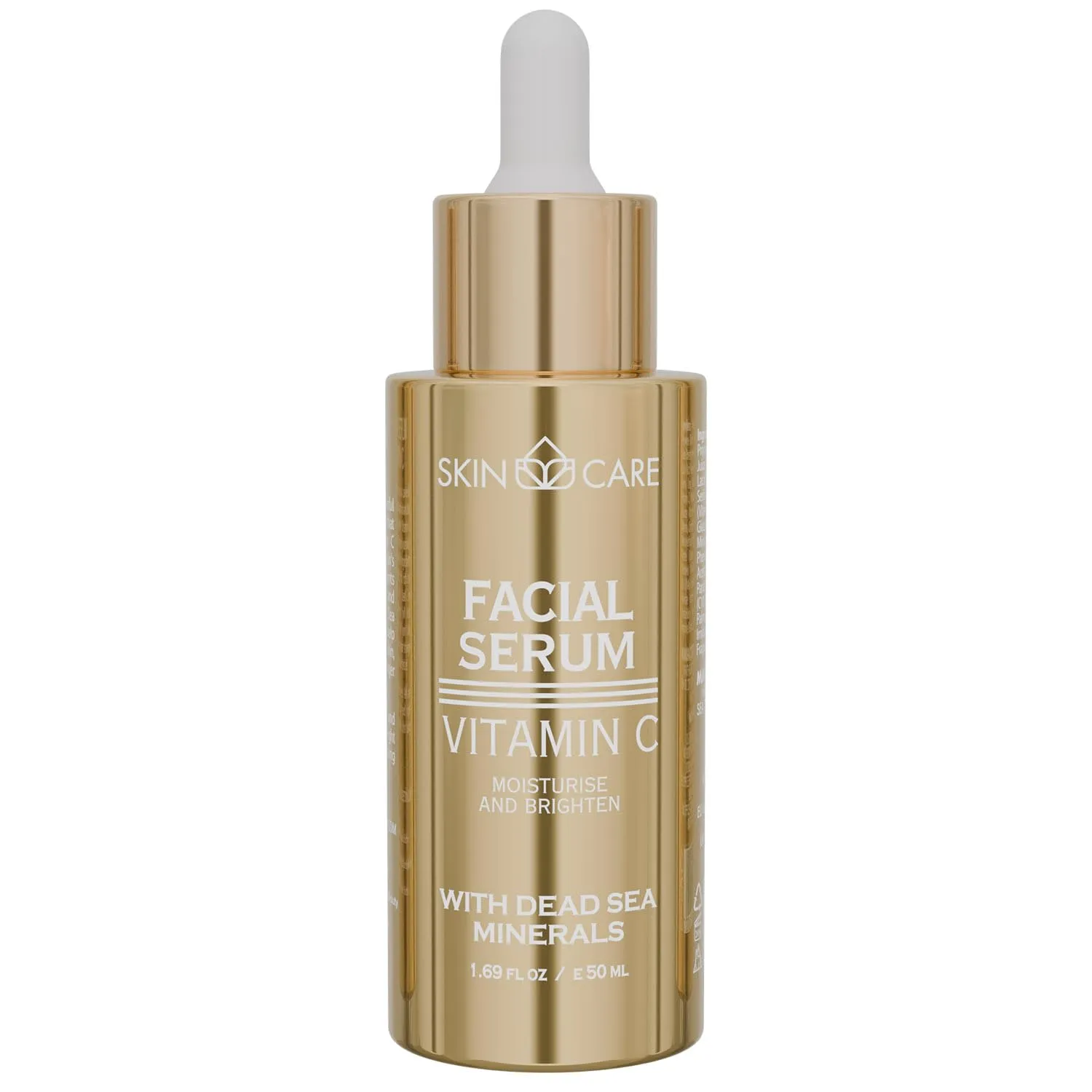 Skin Care Vitamin C Serum - Rejuvenates Moisturizes Nourishes and Soothes Face - Enriched with Dead Sea Minerals for All Skin Types - Hydrating Facial Care Treatment 1.69 fl.oz