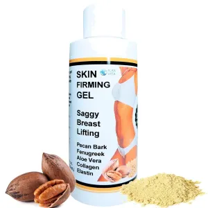 Skin Firming Saggy Breasts Stretch Marks Topical Gel Silicon Pecan Bark Elastin & Collagen