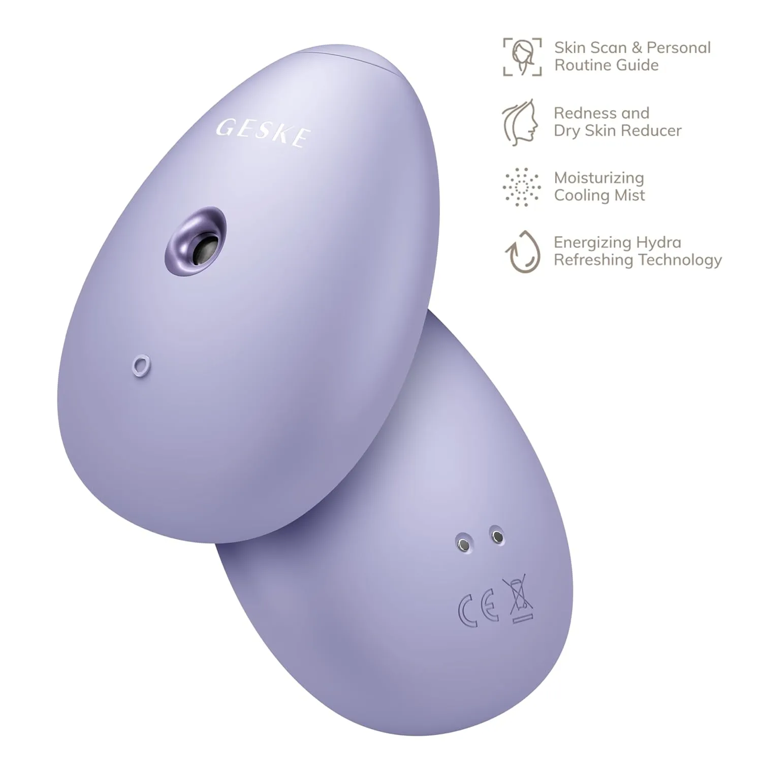 SmartAppGuided™ Facial Hydration Refresher | 4 in 1 | Water Atomizer | Moisturizing Spray Machine | Face Mister | Humidifier for Natural Glow | Reduce Redness & Dry Skin
