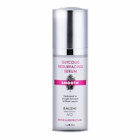 SMOOTH - Glycolic & Lactic Acid Resurfacing Serum - 5% Glycolic   3% Lactic Acid, Aloe, Witch Hazel, Hyaluronic Acid - Moisturizing & Hydrating Face Serum, Diminish Dryness, Fine Lines & Wrinkles, 1oz