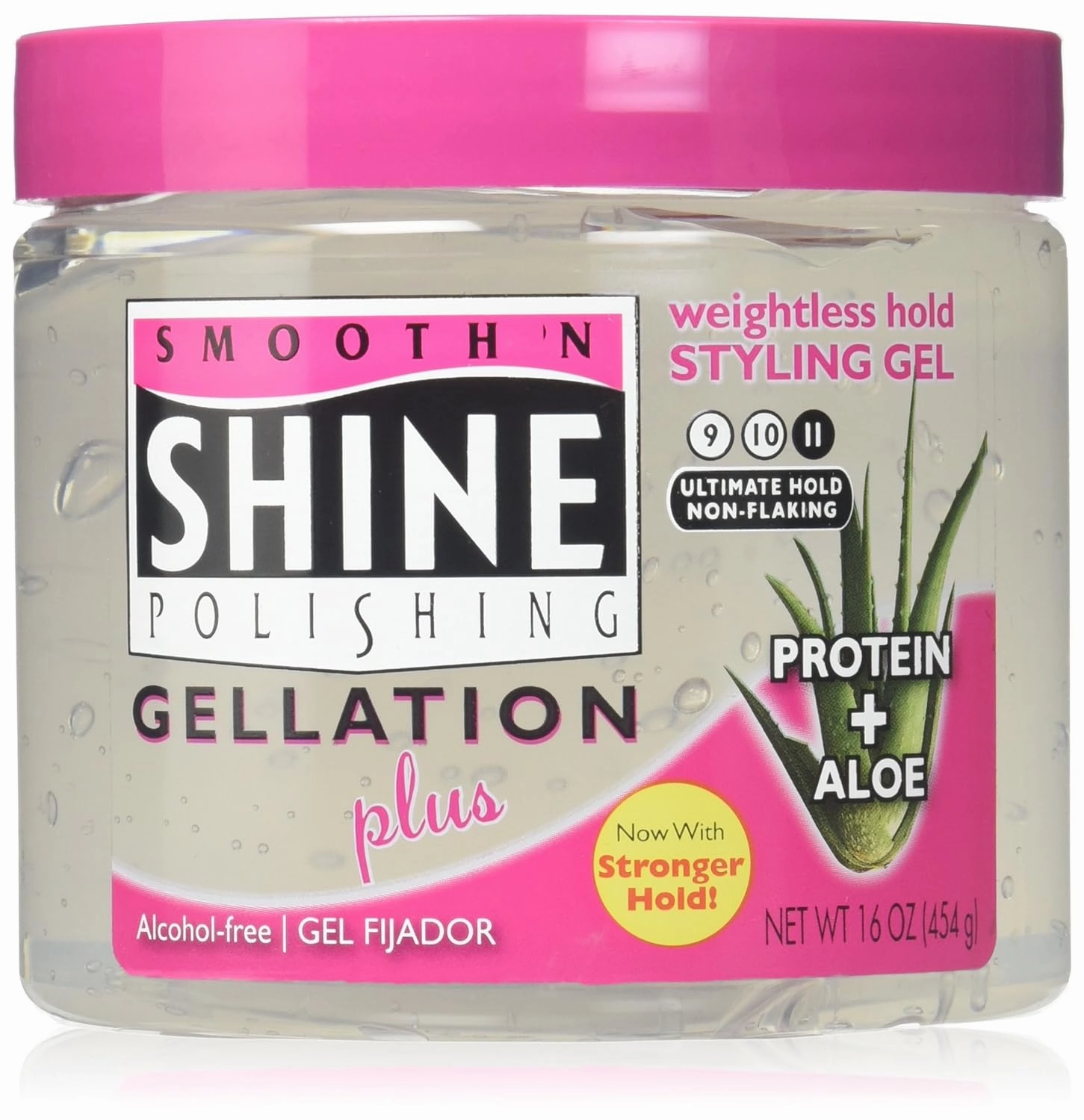 Smooth 'n Shine Gellation Extra Hold Styling Gel-16 oz