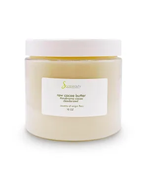 Soapeauty Cocoa Butter Raw Refined Deodorized 100% pure natural | Body, Hair & DIY Recipes, Lip Balms, Lotions, Creams, Stretch Marks | Non GMO, No Preservatives, Vegan | 16 oz/1 Pound