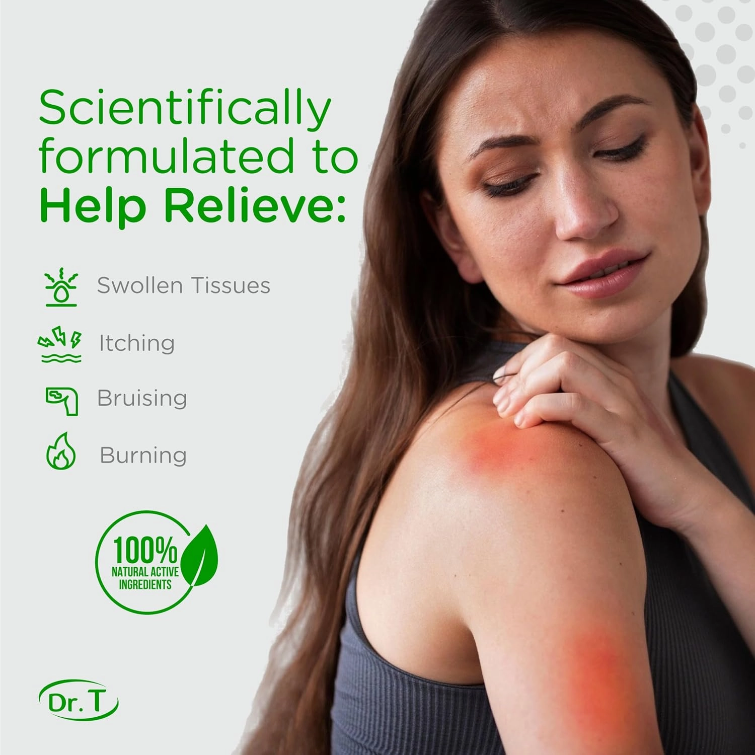 Soothing & Restorative Cream – Natural Relief for Skin Irritations, Bruises, Redness & Dryness – with Bisabolol, Arnica, Aloe Vera & Horse Chestnut – Lightweight, Fast-Absorbing (1)