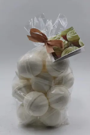 Spa Pure Honey Almond Bath Bombs 1 OZ Each – Handmade in USA with Shea, Mango and Cocoa Butter - Ultra Moisturizing and Best for All Skin Types – Count 14