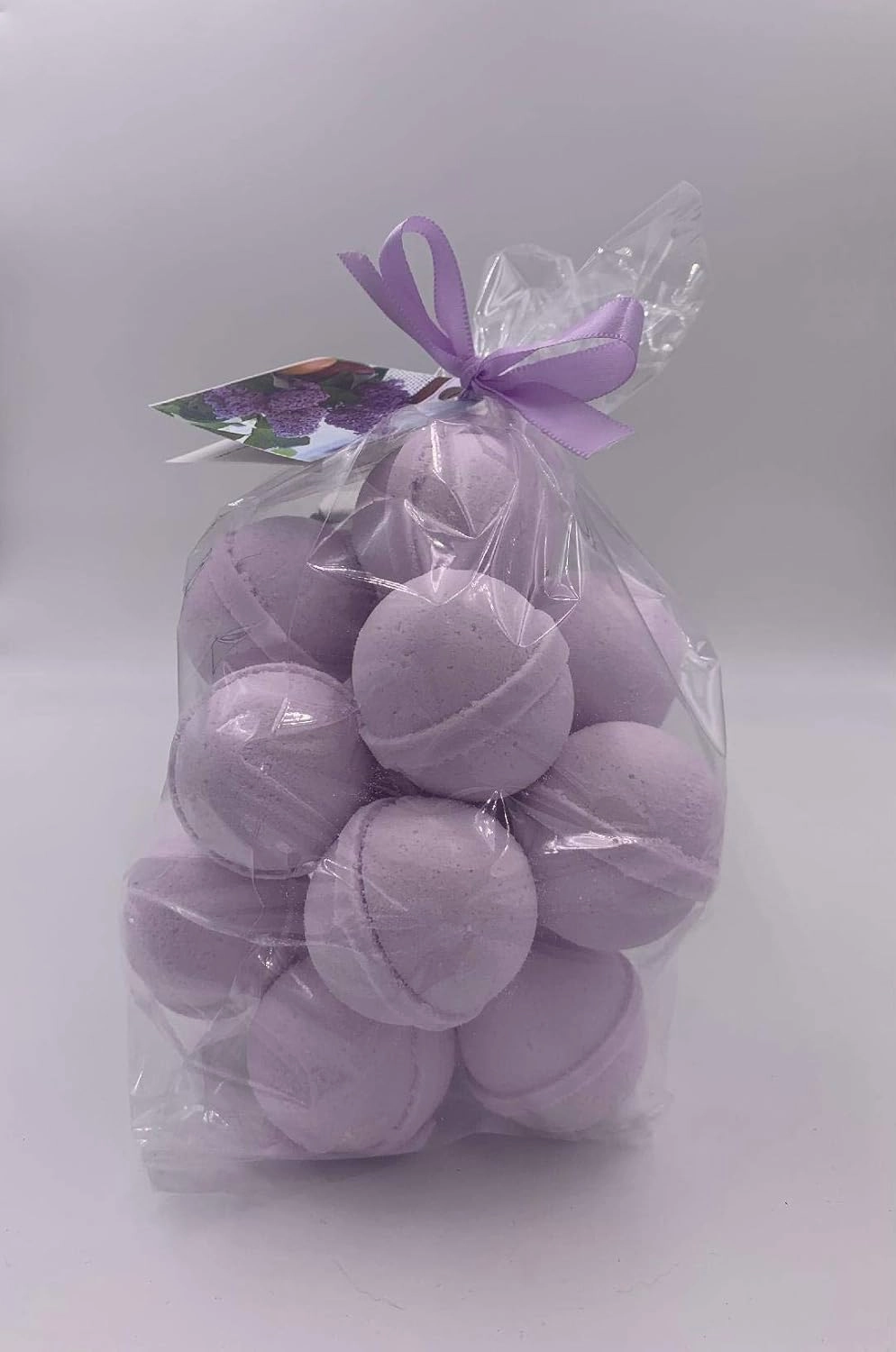Spa Pure French Lilac Bath Bombs: USA Made with Shea Butter, Ultra Moisturizing, Great for Dry Skin (14 Count) Pack of 1