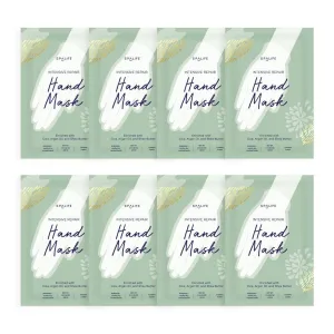 SpaLife Intensive Repair Ultra-Moisturizing Hand Masks with Cica, Argan Oil, and Shea Butter to Soothe dry, and Cracked Hands (8 PACK)