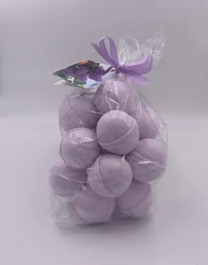SpaPure FRENCH LILAC Bath Bombs - 14 Bath Fizzies with Shea Butter, Ultra Moisturizing (12 Oz) ...Great for Dry Skin (French Lilac FBA)