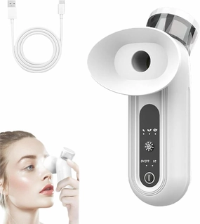 Steam Therapy for Dry Eyes, Eye Mist Steam Sprayer, Eye Steamer for Dry Eye, Nano Portable Eye Relief Wand Steam Therapy, for Moisturizing Cleaning (1pcs)