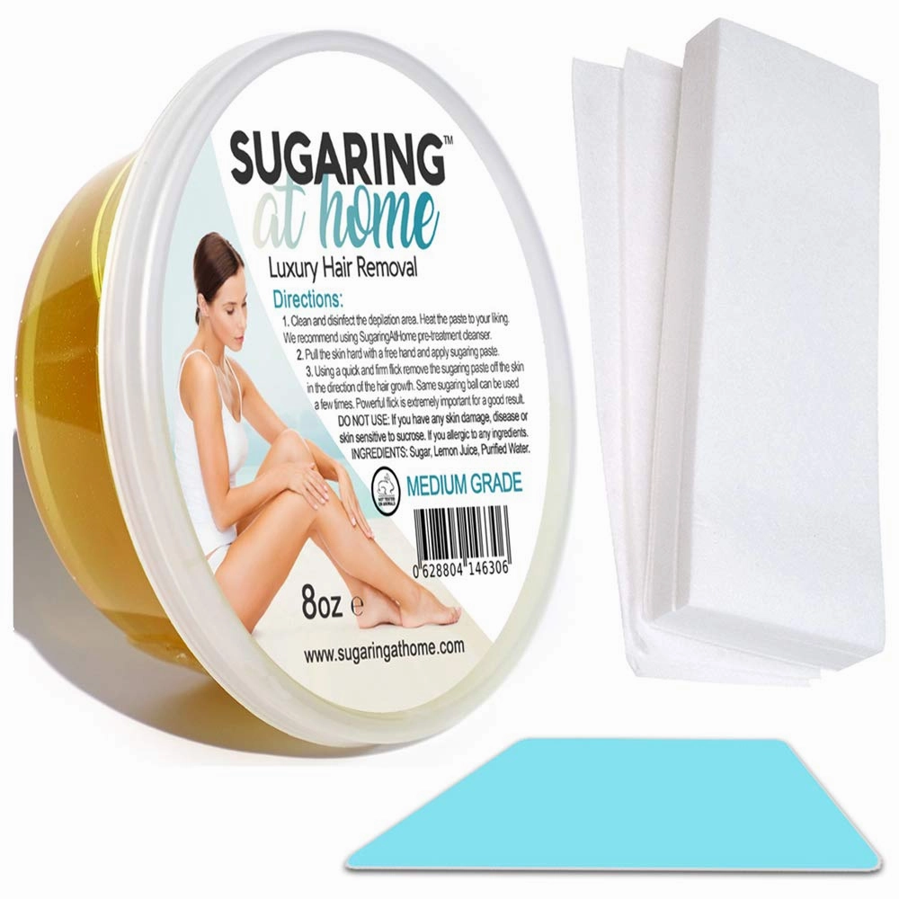 Sugaring Kit for Personal use Professional Grade   15 Strips   Sugaring Applicator