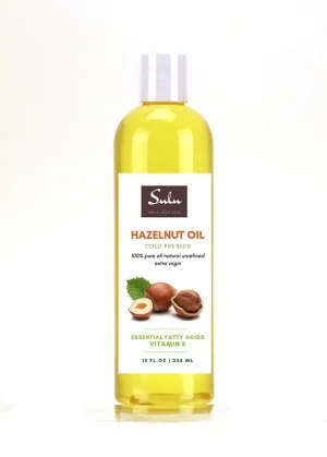 SULU ORGANICS 100% Pure All natural Hazelnut Oil (8 oz)