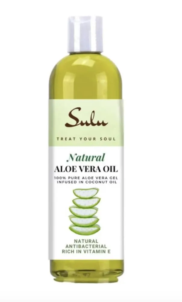 SULU ORGANICS Pure Cold Pressed Unrefined All Natural Aloe Vera Oil (8 oz)