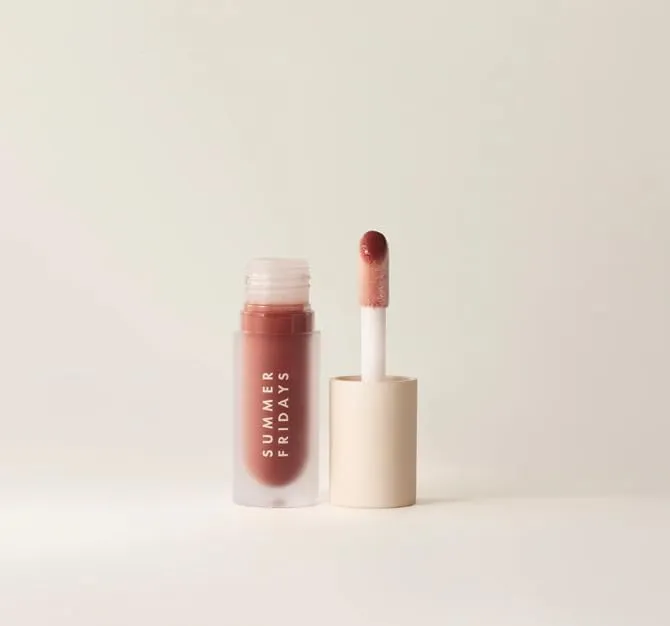 Summer Fridays Dream Lip Oil in Warm Beige & Complimentary Sheet Masque