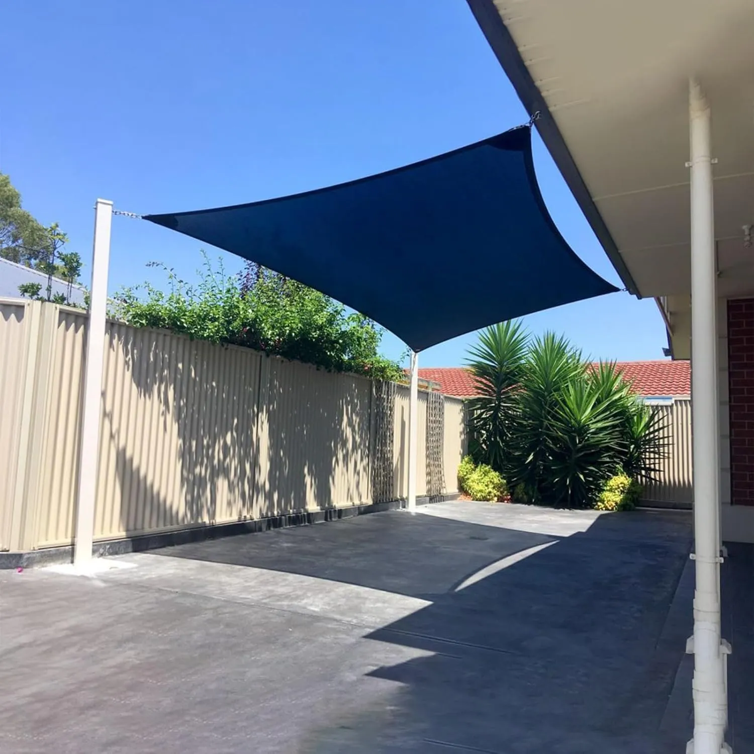 Sun Shade Sails Canopy, Sun Shades Outdoor Patio, Outdoor Shades for Patio, Sunshades for Patio, for Patio Garden Outdoor Facility and Activities (Extra Large)(200x600cm)