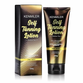 Sunless Self Tanning Lotion - Gradual Self Tanner Tanning Lotion for Natural Looking Fake Tan, No Streak Long Lasting Buildable Hydrating Skin Tanner for Face and Body