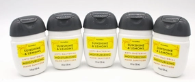 Sunshine & Lemons, Bath and Body, Moisturizing Hand Gel, 1 fl oz, 5 pack
