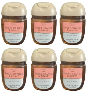 Sweet Orange and Agave 6-Pack Pocket Hand Sanitizers by Bath   Body Works / White Barn