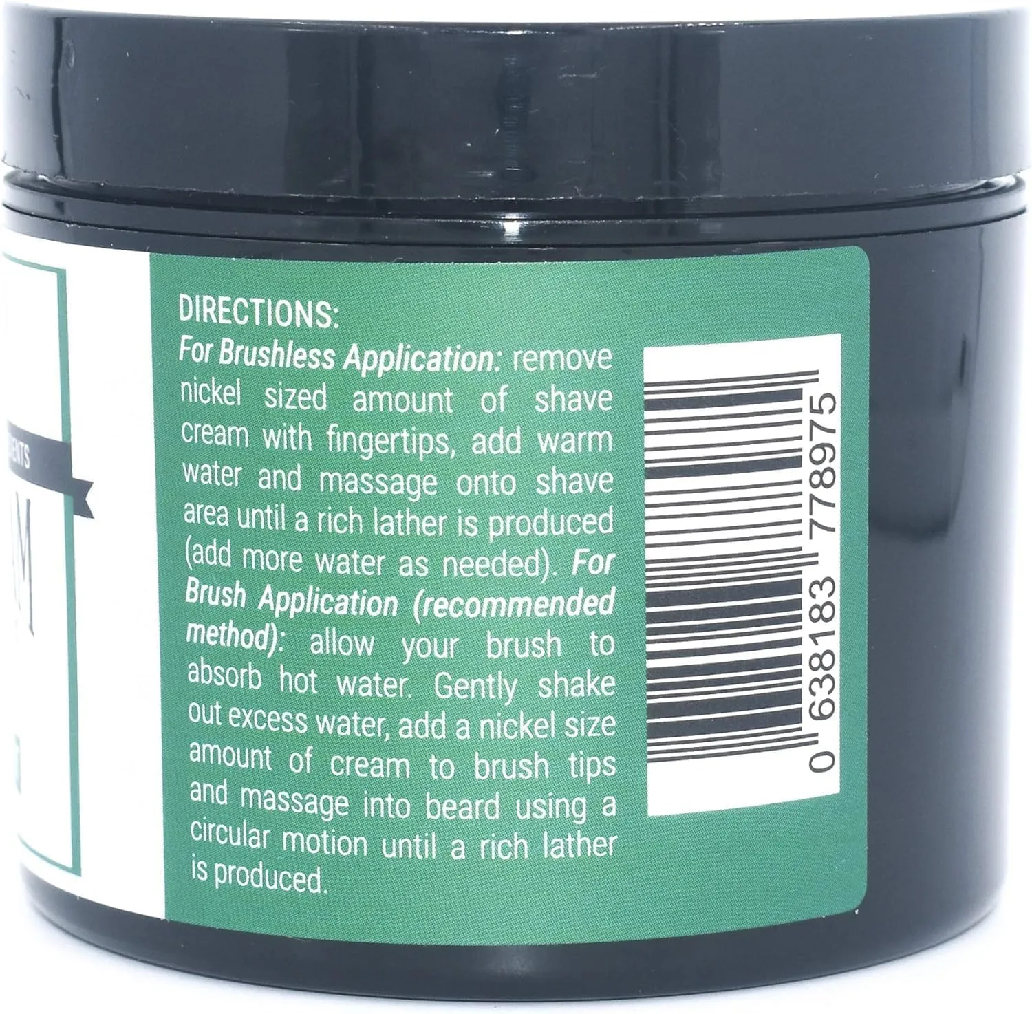 Taconic Shave, All Natural Shave Cream – Highly-Concentrated, Shaving Cream for Men and Women – 4 oz. Moisturizing Shaving Cream Tub with Skin Soothing Ingredients – Cooling Eucalyptus & Mint