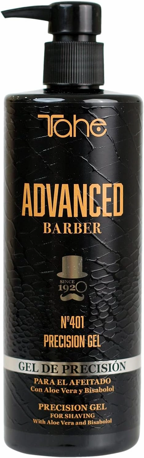 Tahe Advanced Barber Precision Shaving Gel, 300ml, with Aloe Vera and Bisabolol