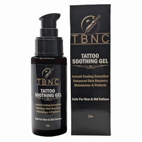 Tattoo Soothing Gel, Fast-Absorbing Formula, Cooling Relief, Fragrance-Free, Tattoo Aftercare