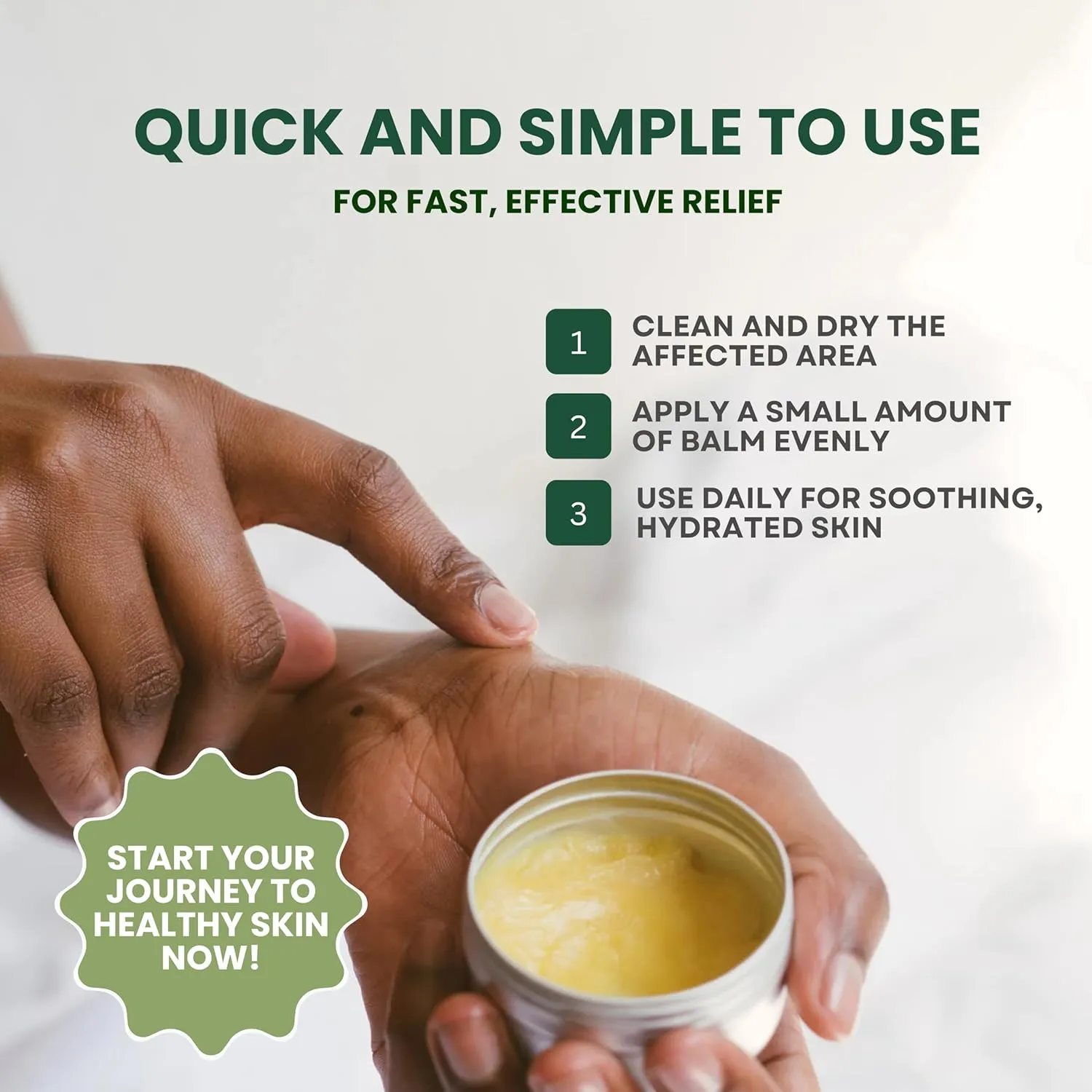 Tea Tree Oil Balm MaxTherapy | Antifungal Homeopathic Remedy for Feet, Scalp & Body, Soothes Itchy Skin, Diaper Rash, Softens Dryness & Cracked Skin (1-Pack)