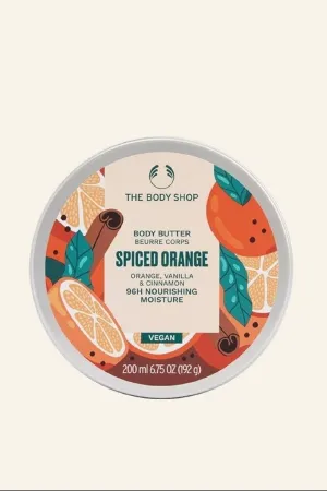 The Body Shop Body Butter, Spiced Orange Scent, Vegan, 6.75 oz