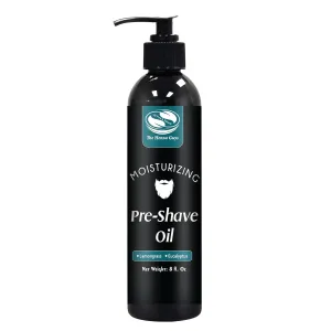 The Henna Guys 8 fl. Oz, Lemongrass & Eucalyptus Pre Shave Oil for Men, Premium Pre Shave Oil, Excellent Shaving oil for Men, Prepares for a burns free Shave, Works with Straight or Safety Razor