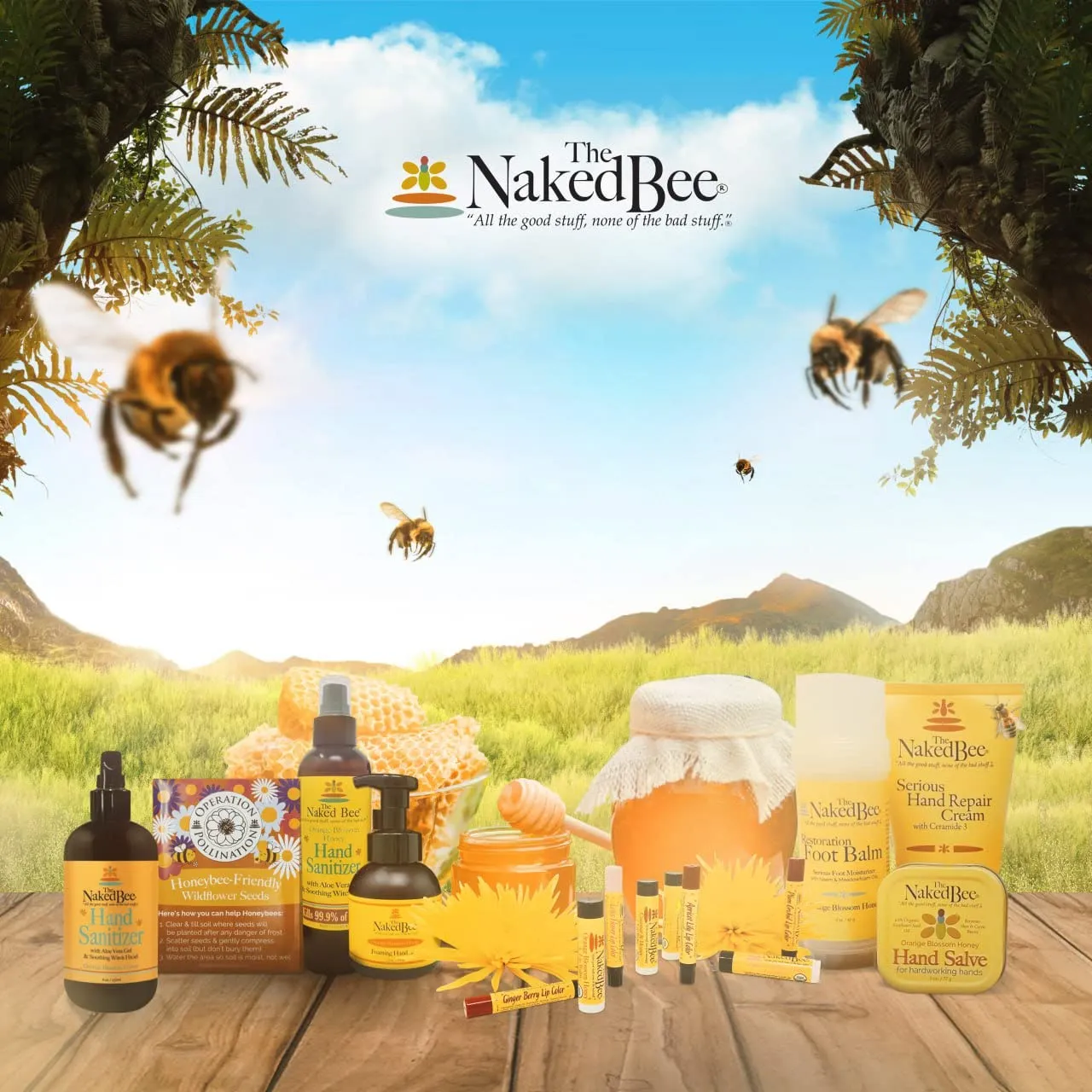 The Naked Bee Ultra-Rich Body Butter, 8 Ounce, Orange Blossom Honey