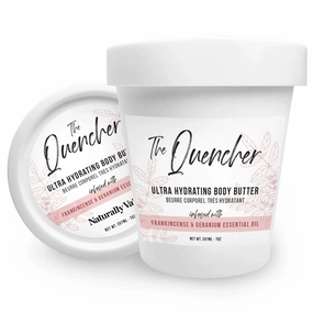 The Quencher Ultra Hydrating Body Butter, Body Lotion, Moisturizing Lotion, Dry Skin, Shea Butter, Geranium Essential Oil, Frankincense Essential Oil, Hydrating