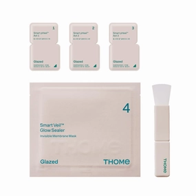 THOME G-Peel Program One Day Kit for Weekly Care | 4-Step Gentle Peeling for All Skin Types, Sensitive & Dry Skin | Perfect Routine to address fine wrinkles, lines, and hyperpigmentation(1 sheet)