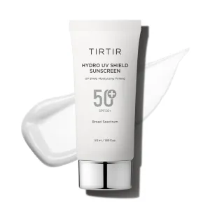 TIRTIR Hydro UV Shield Sunscreen | SPF 50  UVA/UVB Protection, Lightweight, No White Cast, Non-greasy, Korean Sunscreen, 1.69 Fl Oz (Pack of 1)