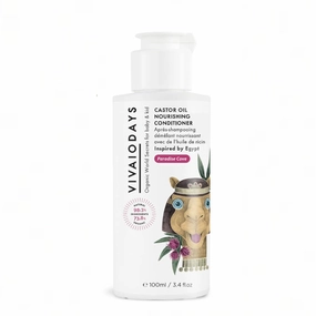 Toddlers & Kids Organic Castor Oil Nourishing Rinse-Off Conditioner: a silicone-free marvel that effortlessly nurtures hair. 3.4 fl. oz. | 100 ml.