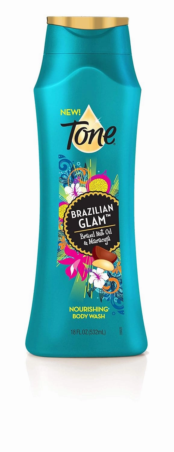 Tone Body Wash, Brazilian Glam, 18 Ounce (Pack of 6)