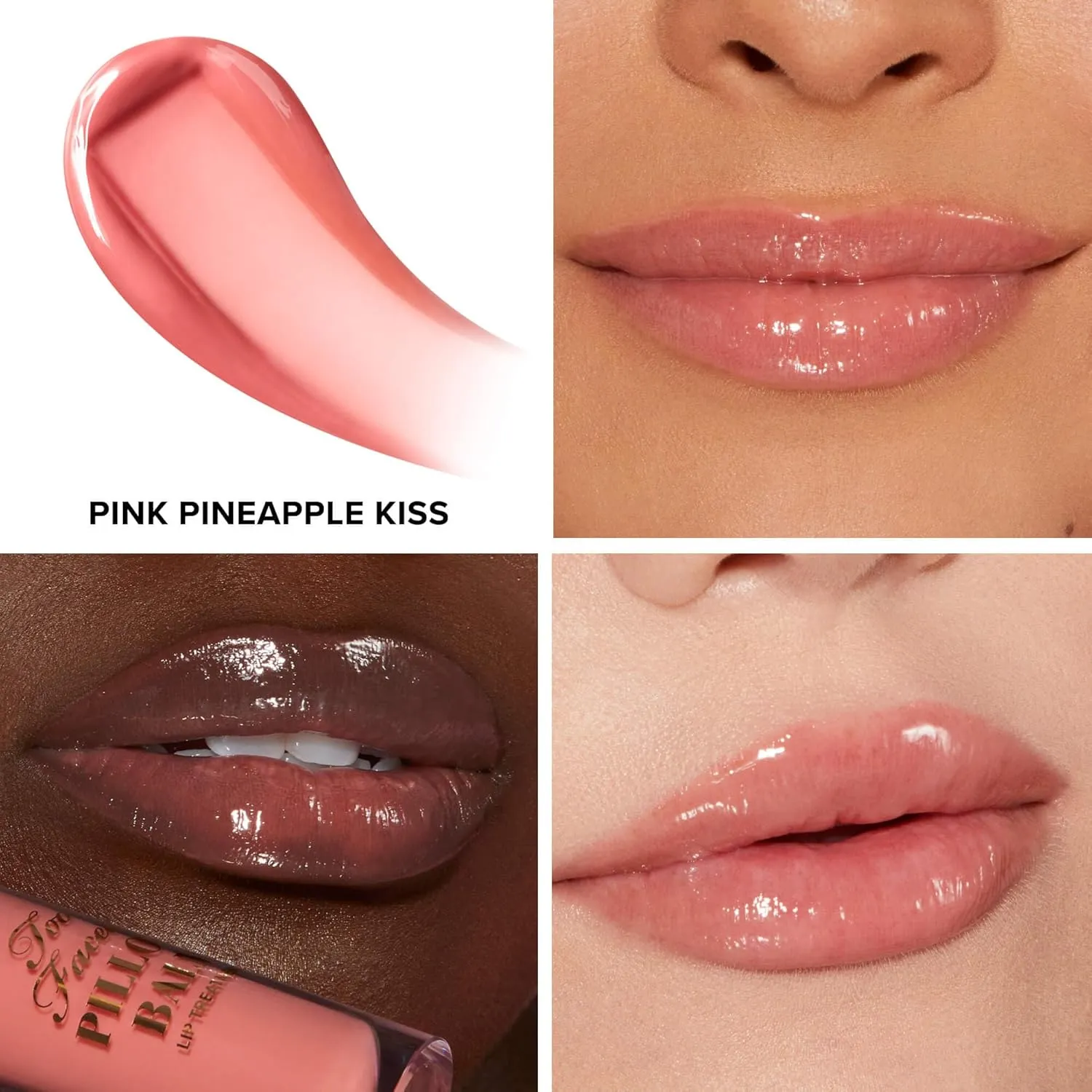 Too Faced Pillow Balm Ultra-Hydrating Lip Treatment | Hyaluronic Acid   Moisturizing, 0.2 Fl Oz