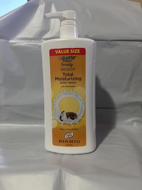 Total Moisturizing Body Wash with Shea Butter, Hydrating Formula for Dry Skin, 33.8 fl oz