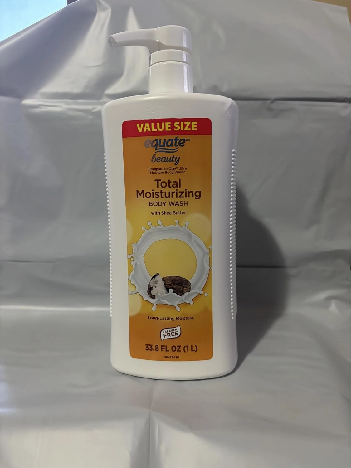 Total Moisturizing Body Wash with Shea Butter, Hydrating Formula for Dry Skin, 33.8 fl oz