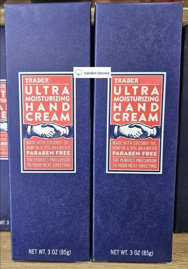 Trader Joe Ultra Moisturizing Hand Cream 3oz 85g (Two Boxes)