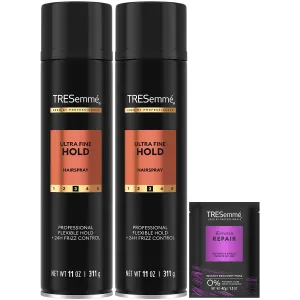 TRESemme Aerosol Hair Spray - 11 oz - 2 pk  Keratin Repair Mask – Moisturizing, Anti-Frizz Hair Products