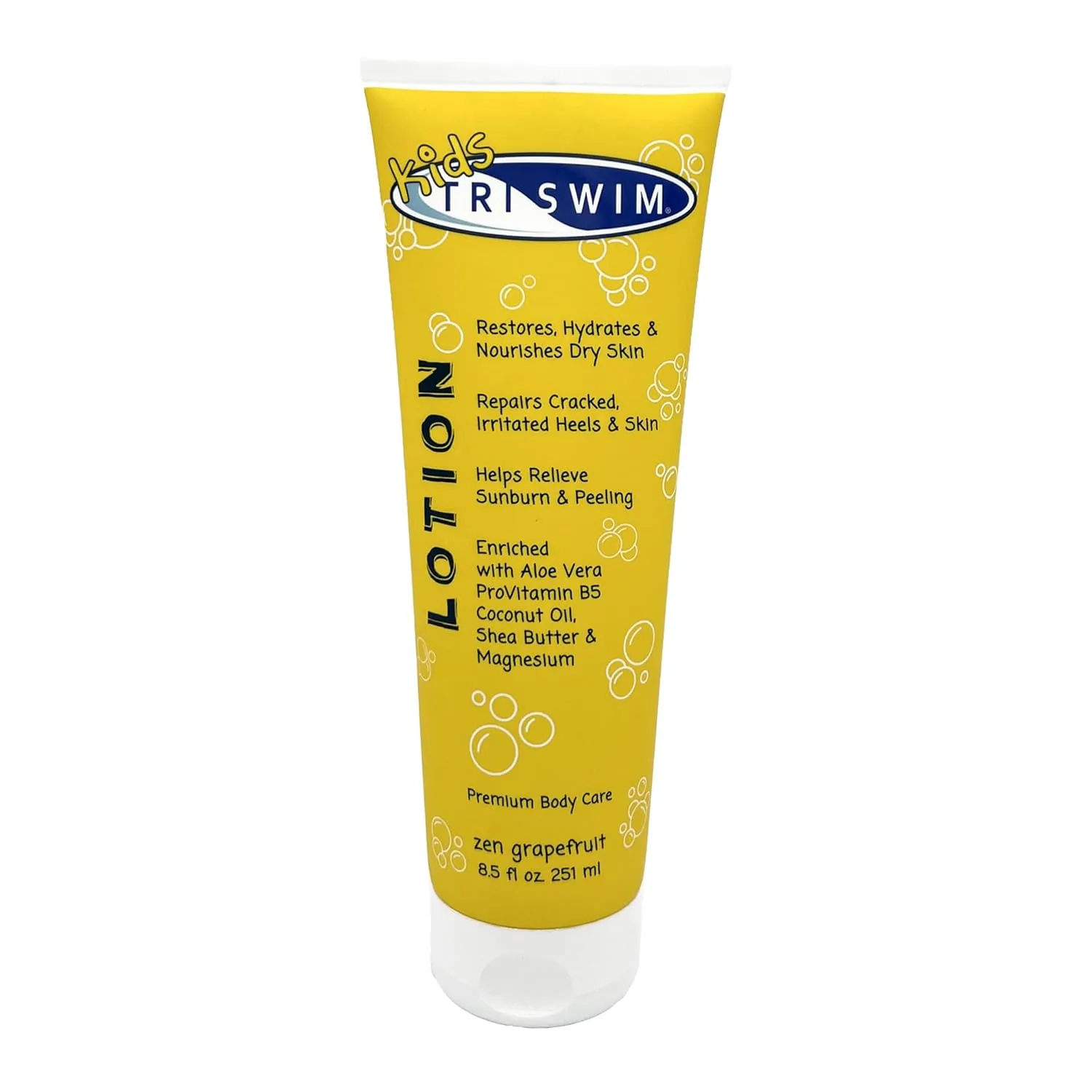TRISWIM Kids Scented Body Lotion Skin Hydrating Moisturizer Chlorine Removal with Aloe Vera