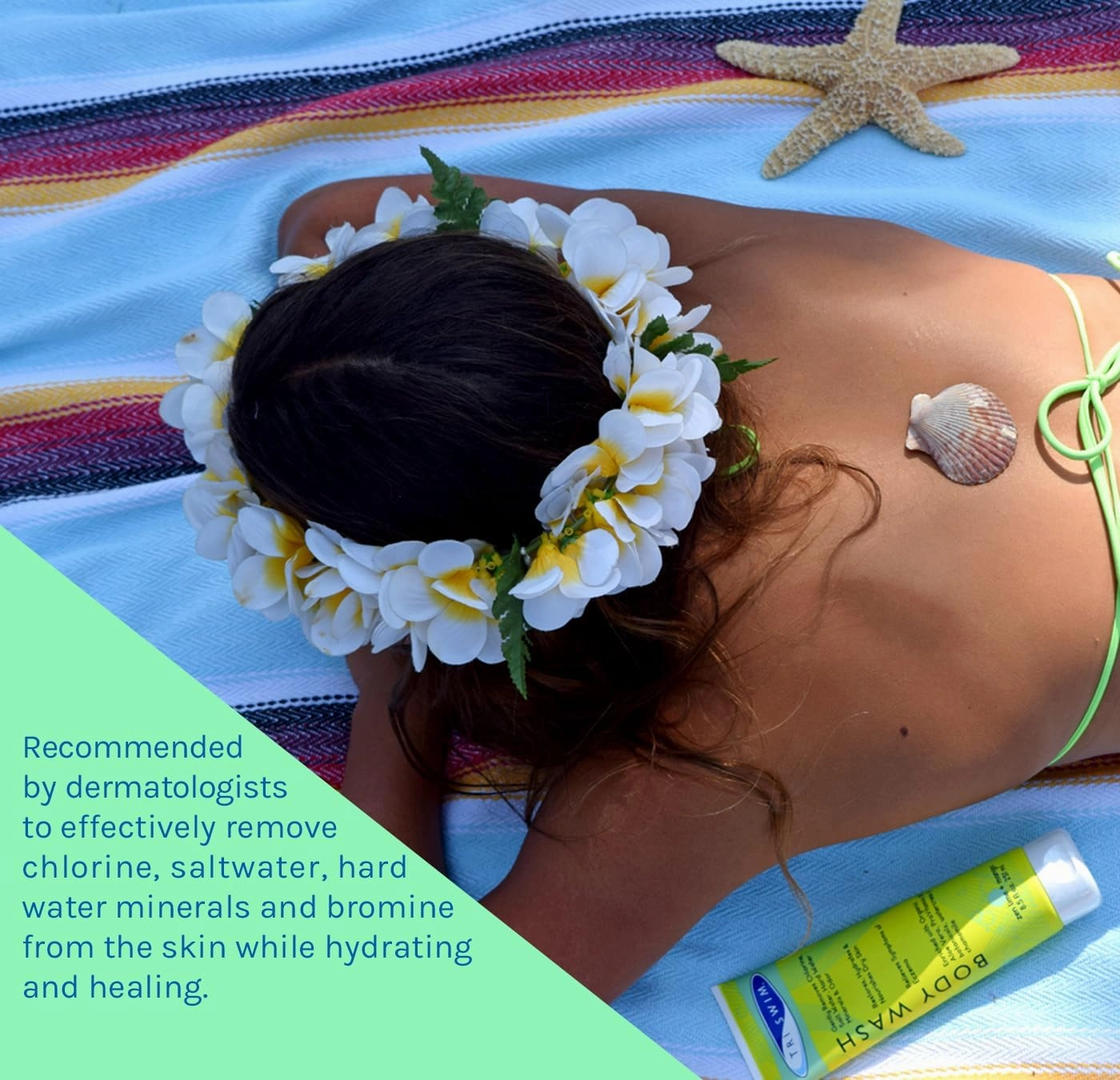 TRISWIM After Swim Chlorine Body Wash | Enriched with Aloe Vera, Watercress and Chamomile for Restoring, Hydrating, and Nourishing Skin | Relieves Dry and Itchy Skin | Perfect for Swimmers | Pack of 2