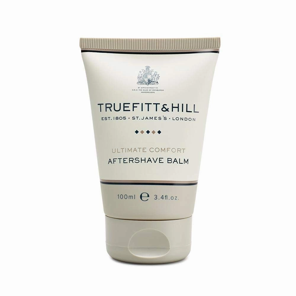 Truefitt & Hill Luxury Aftershave Balm - Ultimate Comfort - Premium Soothing Moisturizer with Aloe Vera Extract - Ideal for Sensitive Skin, Razor Burn Relief, and a Silky Smooth Finish - 3.38 oz.