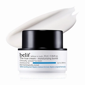 TV The True Cream Moisturizing Bomb 25ml | Intensive Face Moisturizer for 26 Hour Hydration | Cream for Dry, Sensitive Skin