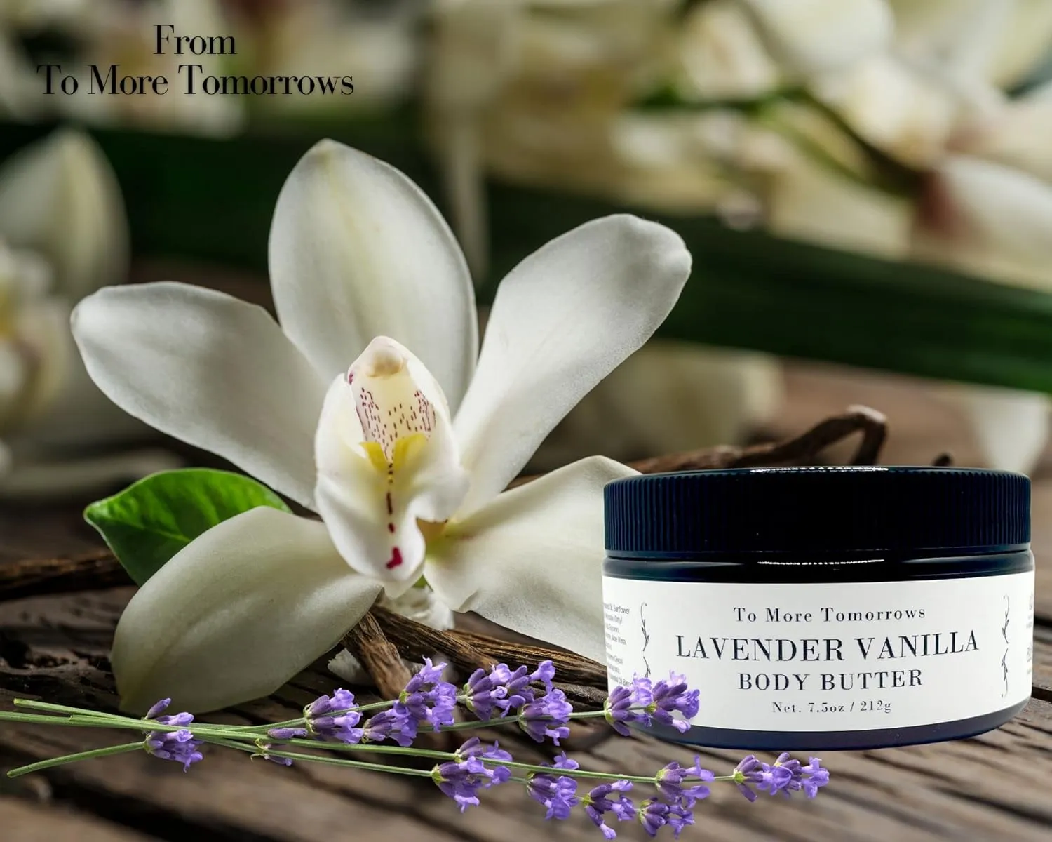 Ultra Rich Body Butter, Body butter, Lavender Vanilla Scented, Moisturizer, Nourishing & Moisturizing Skin Care, 7.5 ounces, Gifts